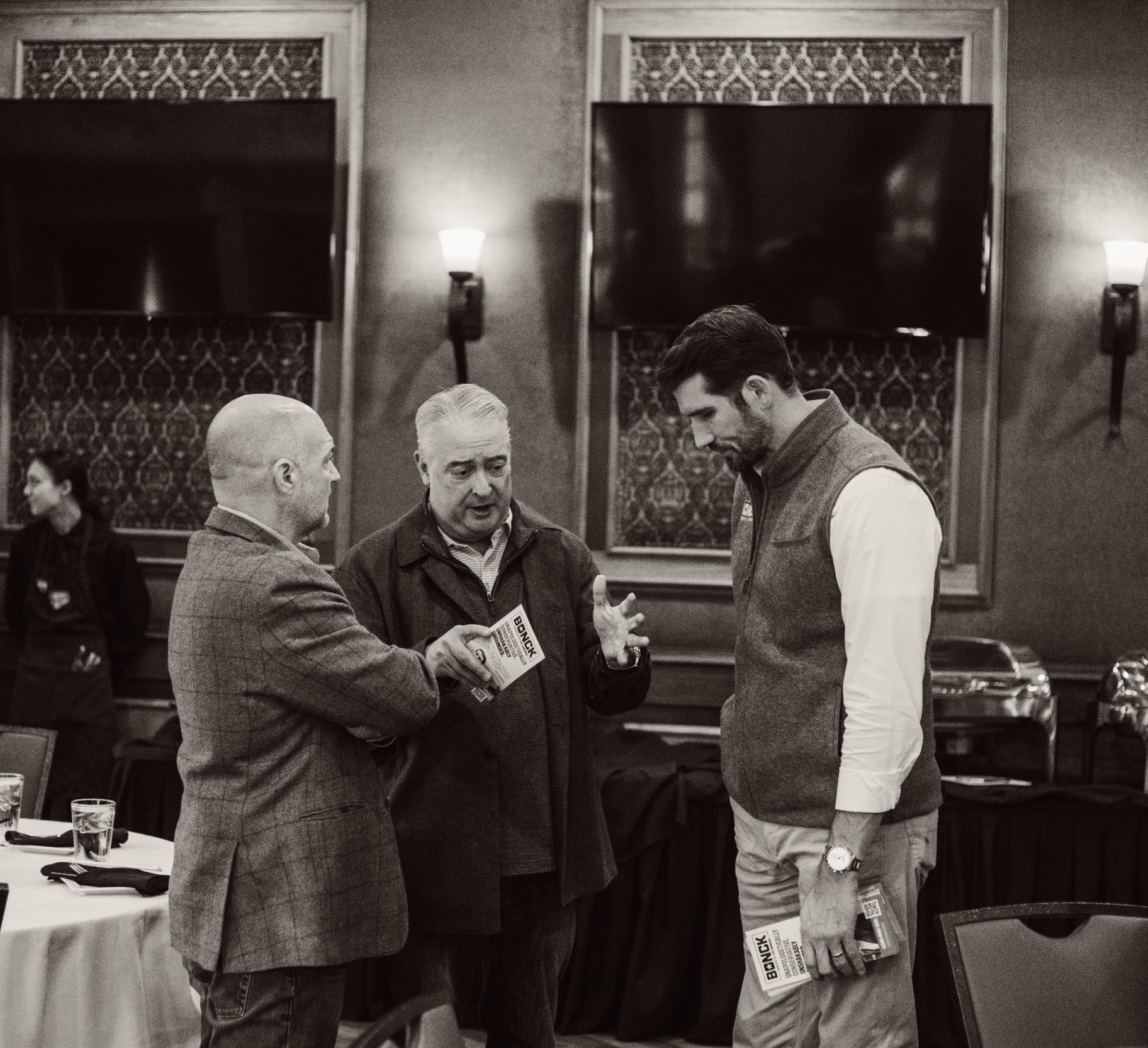 Événementiel — Conversation N&B